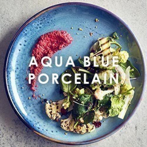Aqua Blue Terra Porcelain